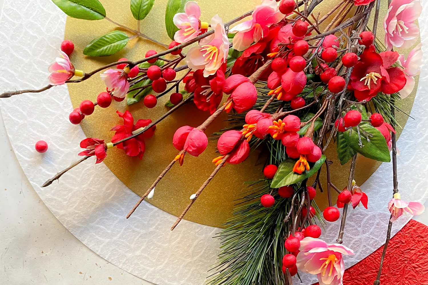 正月の飾りの写真